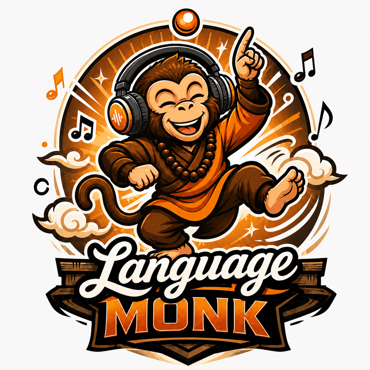 Language Monk logo