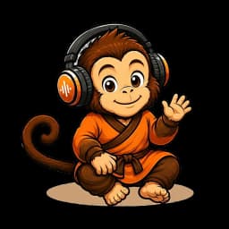 Language Monk mascot